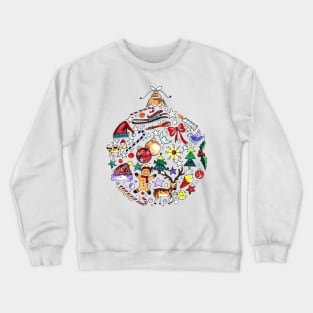 Christmas Ball Theme Crewneck Sweatshirt